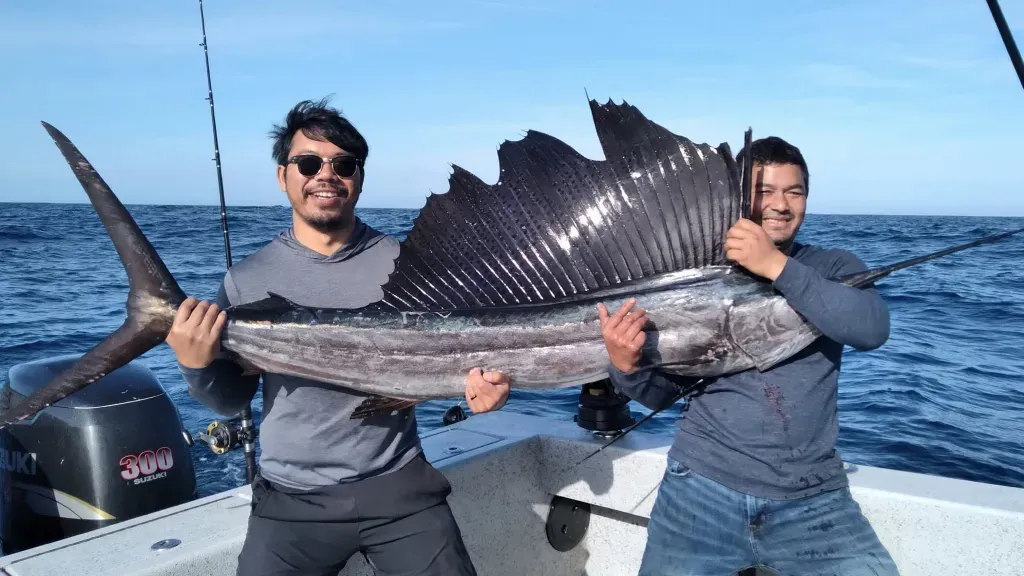 Captain Jared Best with a Swordfish
