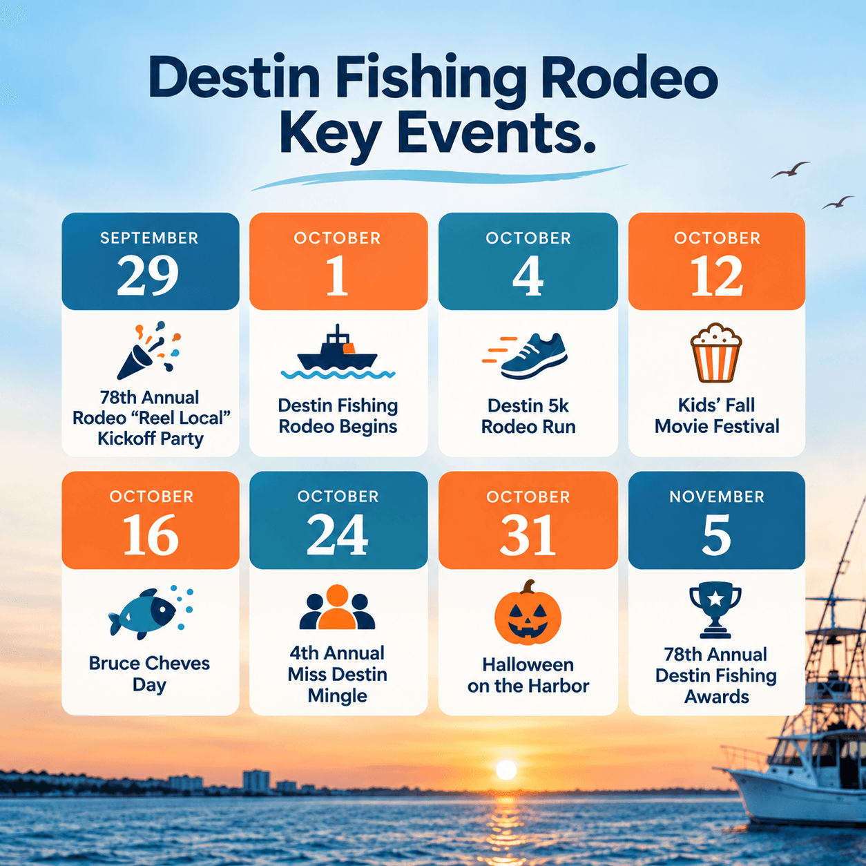 Destin Fishing Rodeo Key Events