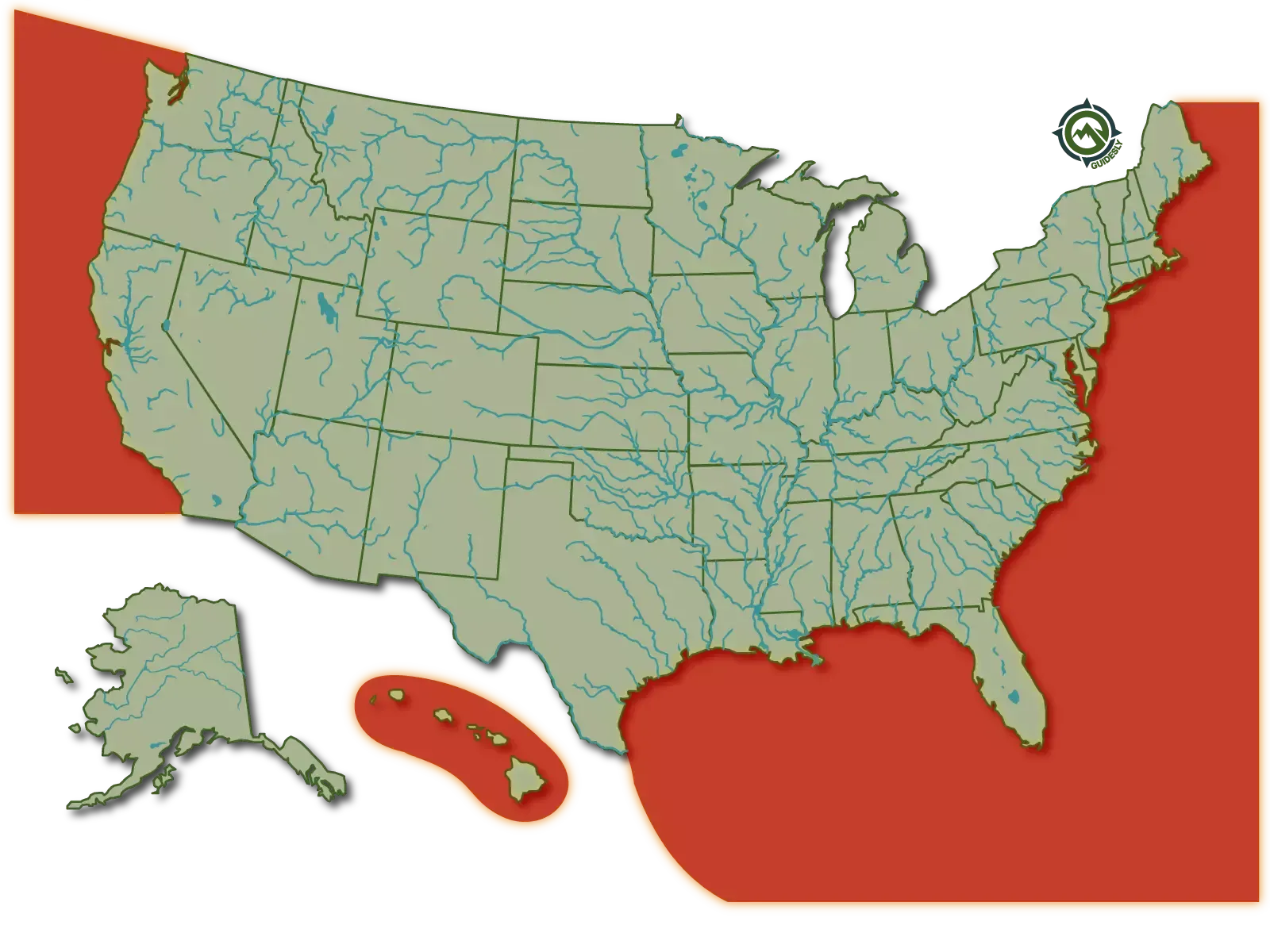 Mahi-Mahi Map of Habitat