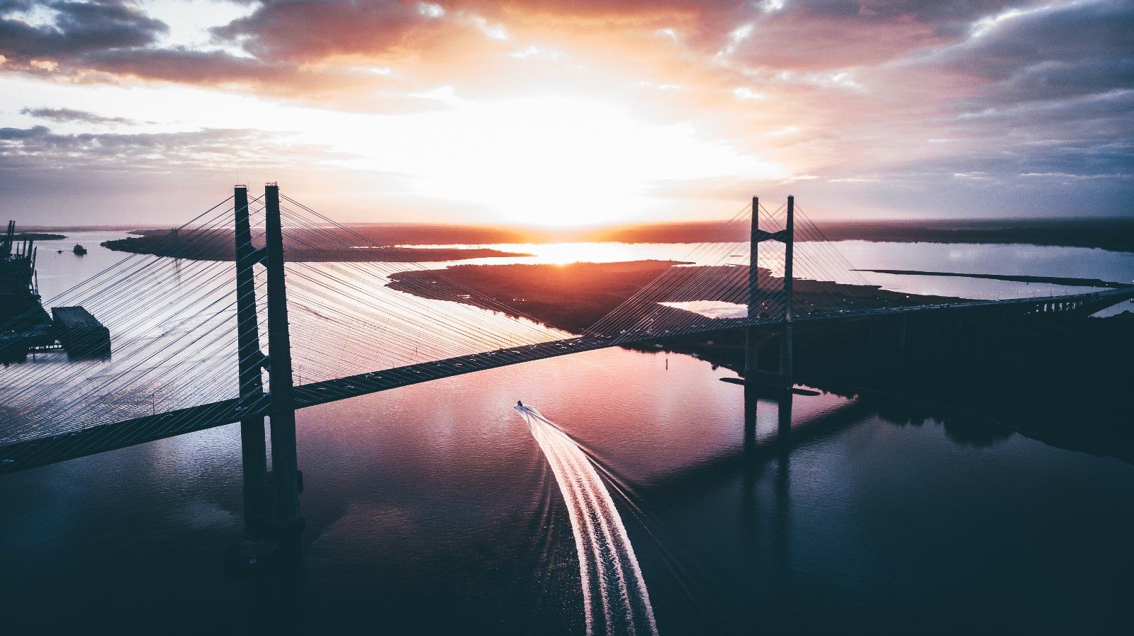 Jacksonville St. Johns River Fishing Dames Point Bridge