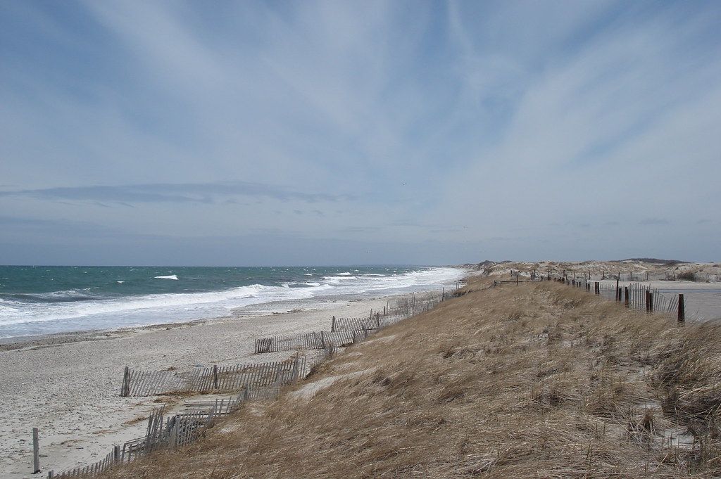 The stretch of Sandy Neck Beach, Barnstable