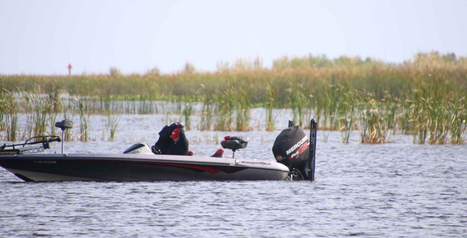 Bass Boat on Lake Okeechobee